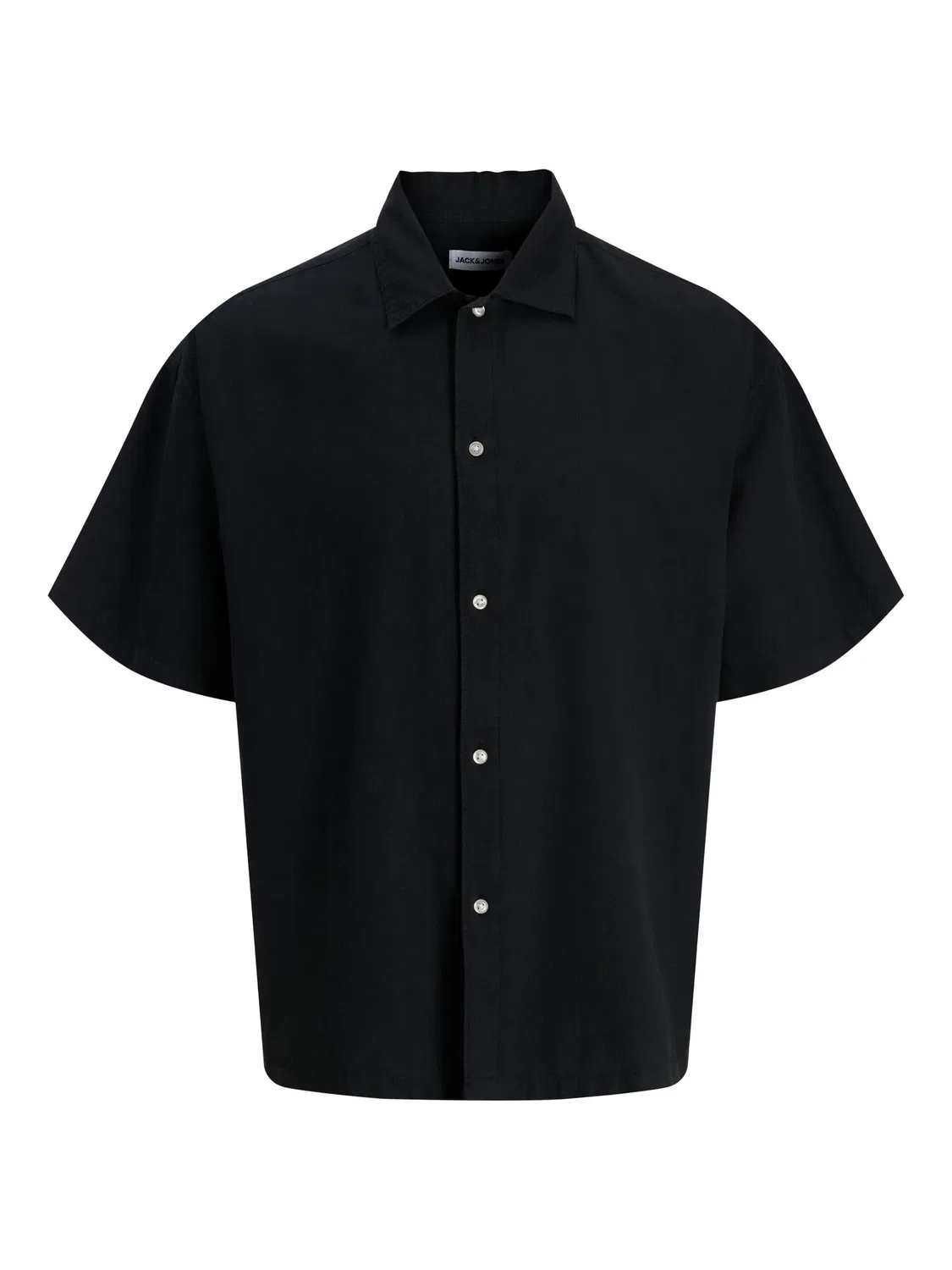 Рубашка из поплина JACK & JONES Junior, черный