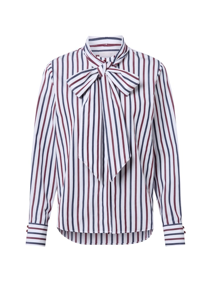 

Блузка белого и темно-синего цветов Rich & Royal