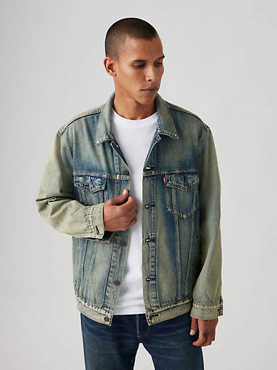 

Легкая куртка свободного кроя Trucker Levi's, цвет Playing In The Dirt - Dark Wash