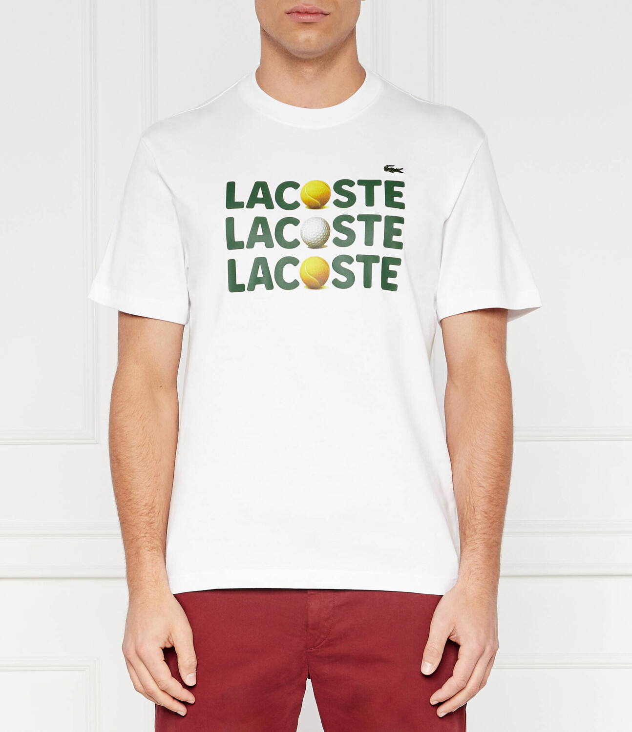 

Футболка Lacoste Classic fit, белый