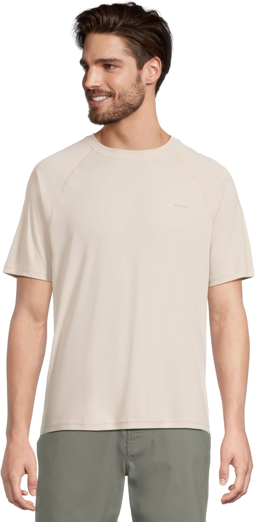 

Футболка Prana Sol Shade Short Sleeve Crew, цвет Almond