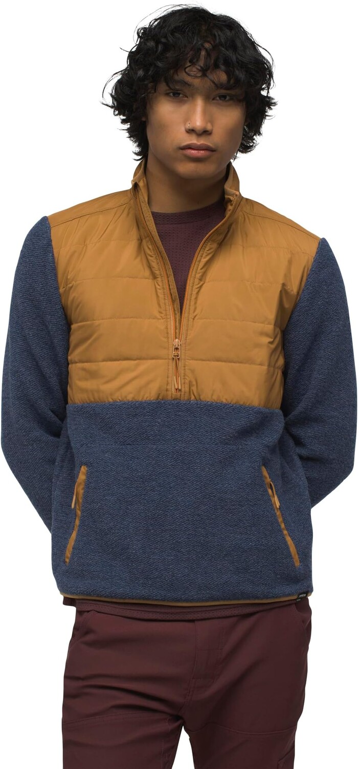 

Толстовка Prana IncrediWool 1/2 Zip Standard Fit, цвет Stormy Night Heather