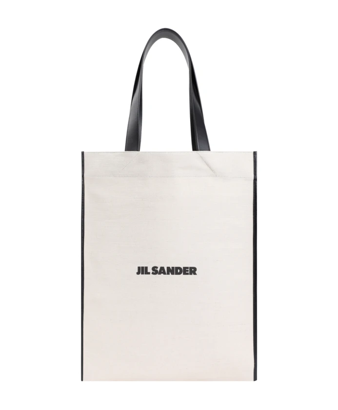 

Нейтральная большая сумка-шоппер Jil Sander, белый