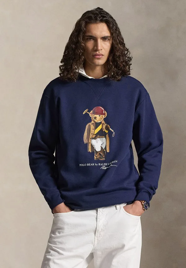 

Толстовка из флиса с изображением медведя поло Polo Ralph Lauren Big & Tall, Newport Navy, Синий, Толстовка из флиса с изображением медведя поло Polo Ralph Lauren Big & Tall, Newport Navy