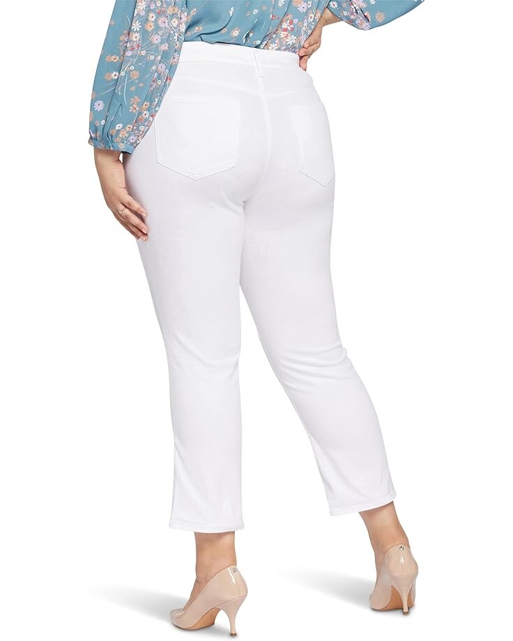 

Джинсы NYDJ Plus Size Marilyn Straight Ankle in Optic White, цвет Optic White