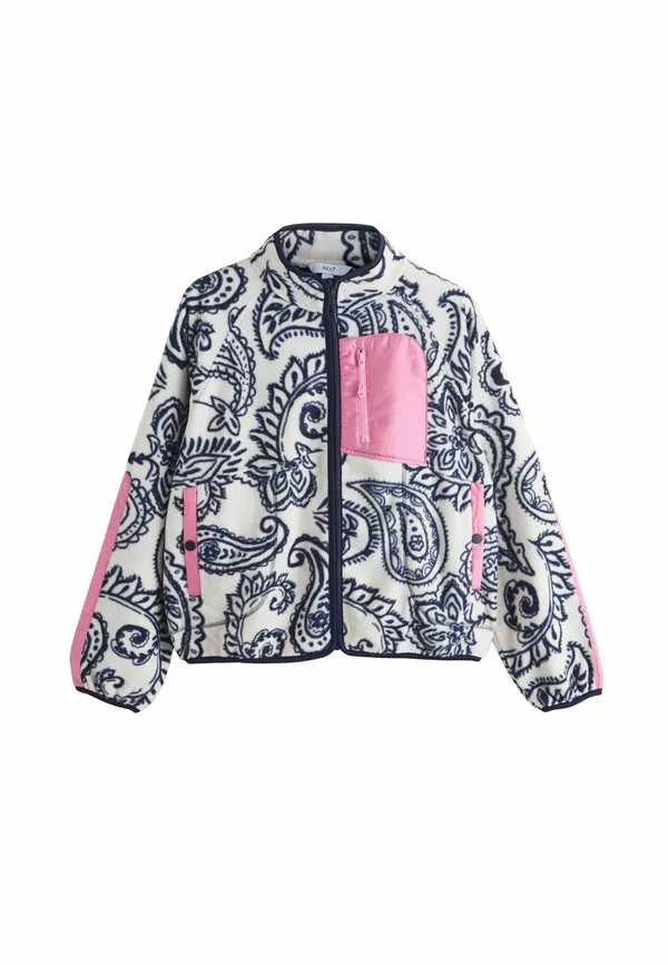 Спортивная флисовая куртка стандартного кроя на молнии Next, Paisley Print