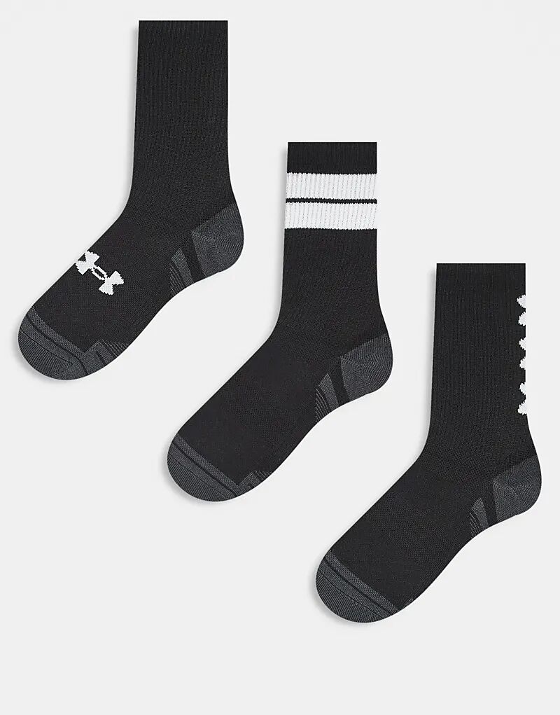 

Комплект из 3 пар носков Under Armour Performance Tech черного цвета