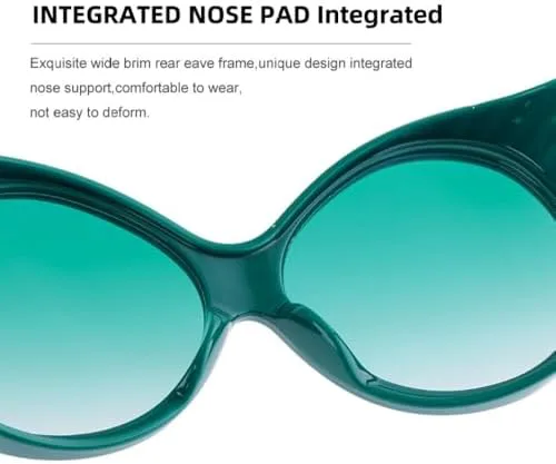 

Большие круглые солнцезащитные очки для женщин, ретро-солнцезащитные очки с обтекаемой формой, модные солнцезащитные очки в крупной оправе MTZJH, C7 Blue