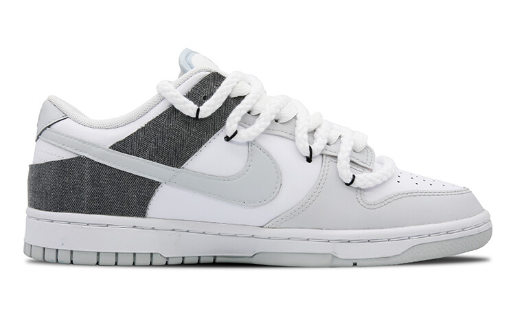 

Женские кроссовки для скейтбординга Nike Dunk, белый/серый