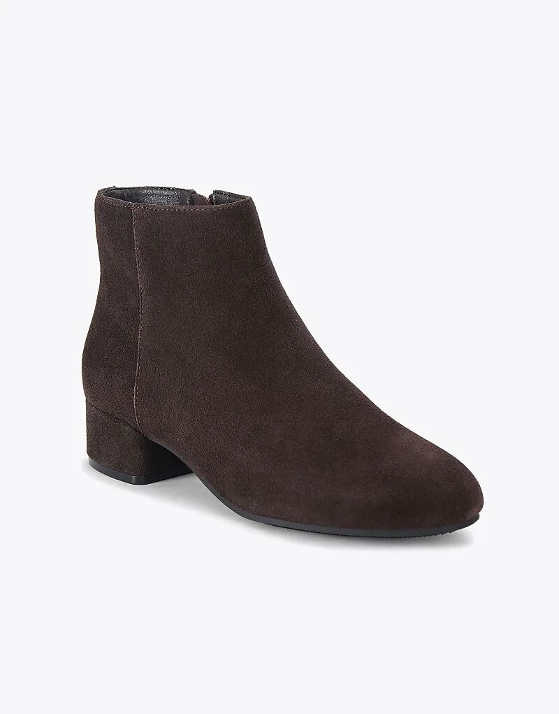 Ботильоны KG Kurt Geiger Tabina средней высоты из коричневой замши — фото 4