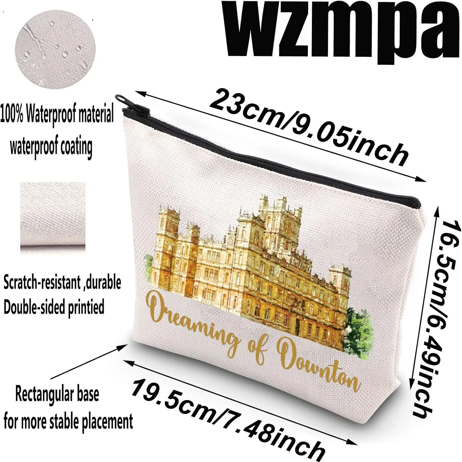 Косметичка на молнии «Downton TV Show Cosmetic Bag» от WZMPA Wzmpa — фото 2