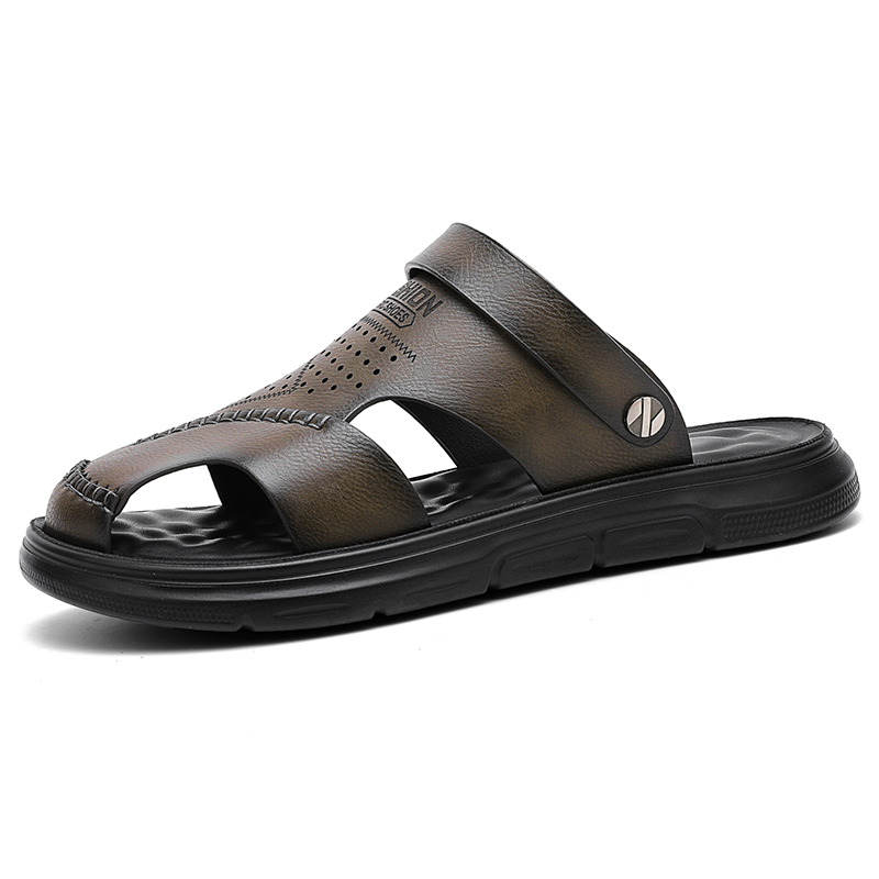 

LONGYING Пляжные сандалии мужские кофе, цвет Coffee