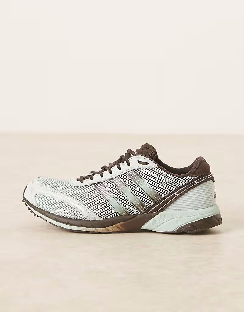 Кроссовки adidas Adios OG коричневого и зеленого цветов Adidas Originals — фото 2
