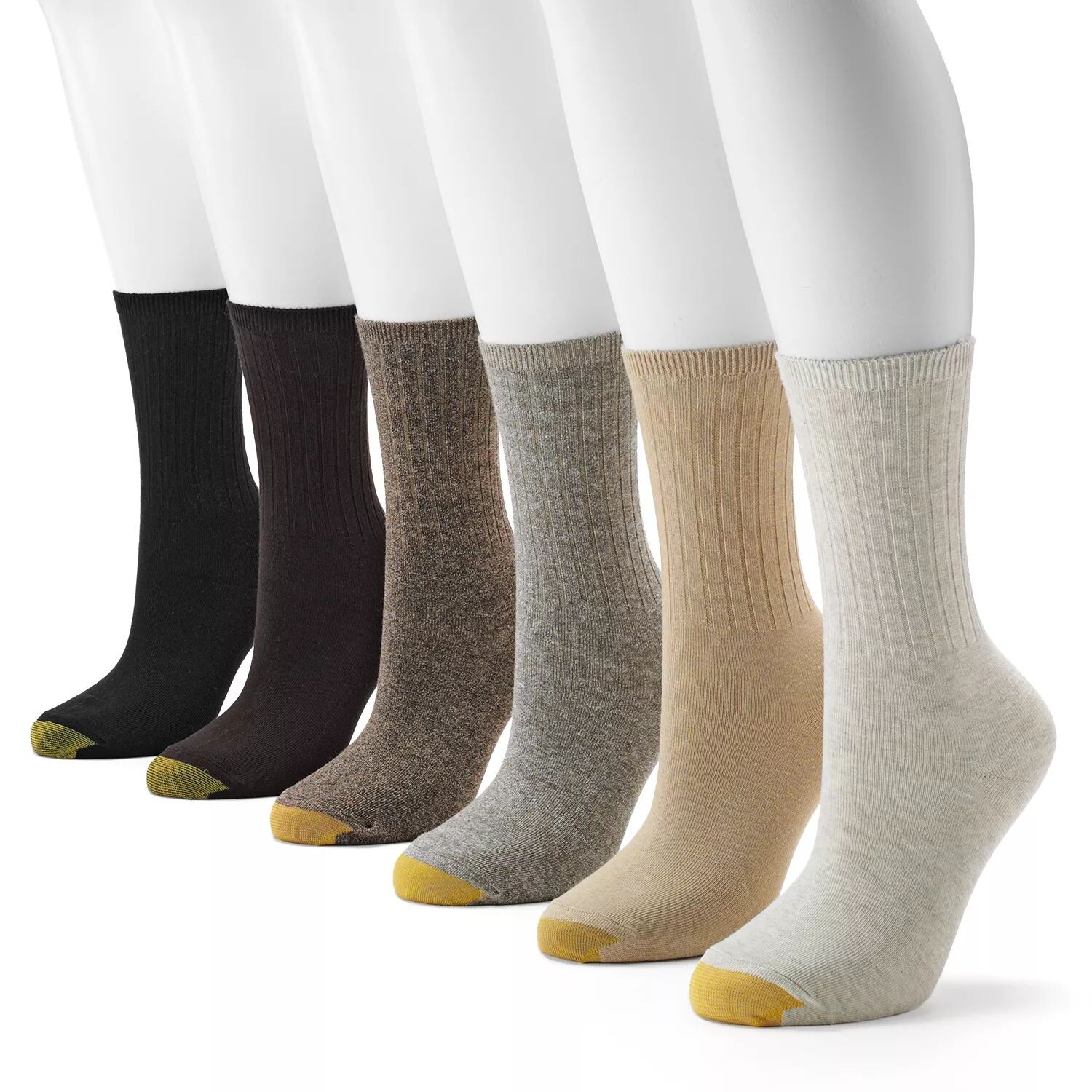 

GOLDTOE 6 шт. Носки в рубчик GOLDTOE