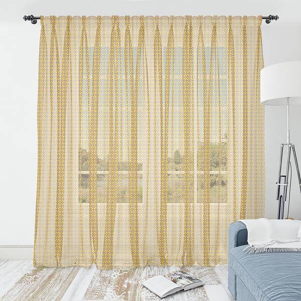 

Штора Abakuhaus Orientalisch Typ B 2 шт, 274x274x0,5 см цвет senf violett