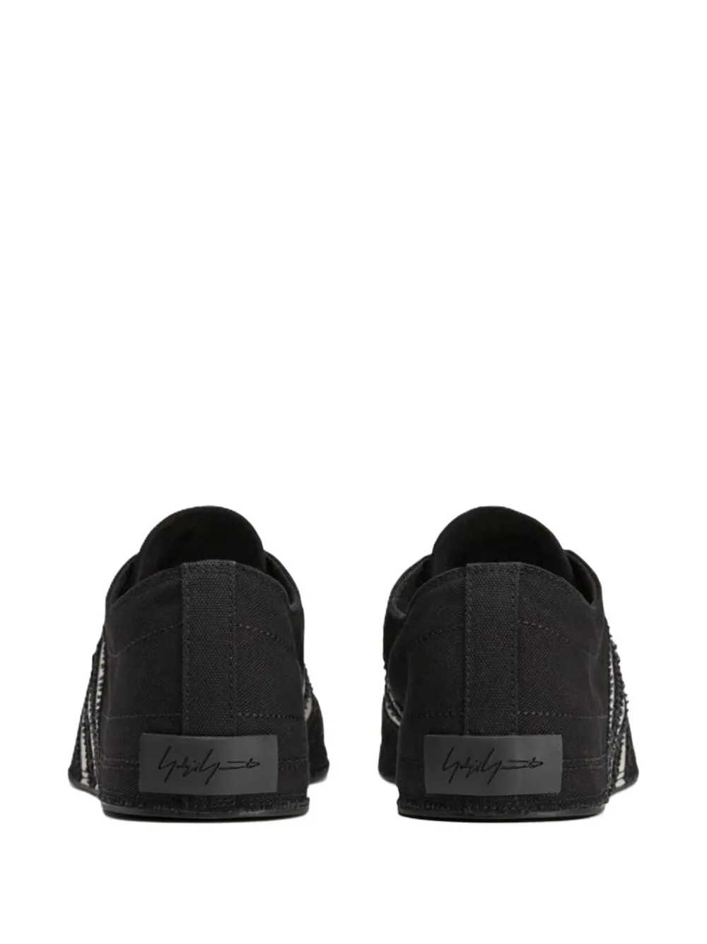 Кроссовки X Adidas Nissa Lo с полосатыми деталями Y-3, черный — фото 3