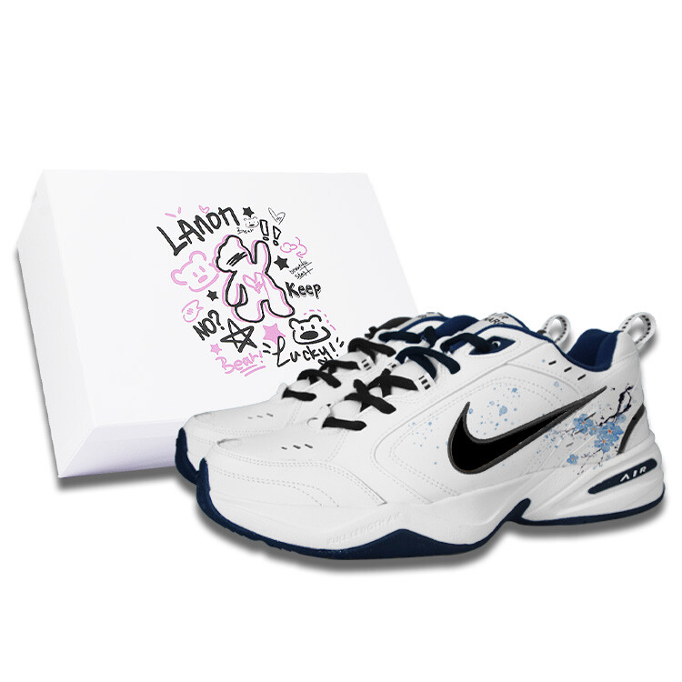

Кроссовки Air Monarch 4 Chunky унисекс с низким верхом синего цвета Nike, синий/белый