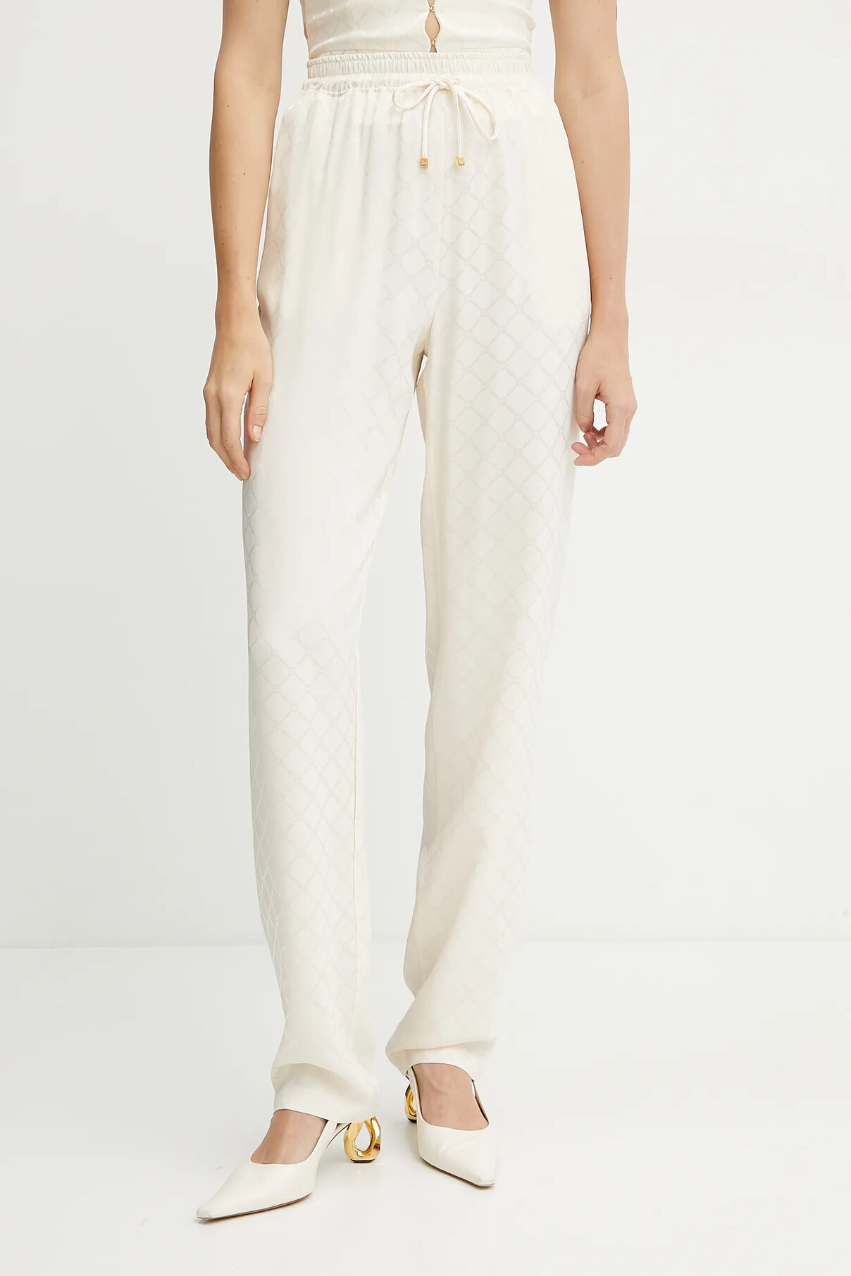 

Брюки Elisabetta Franchi, бежевый