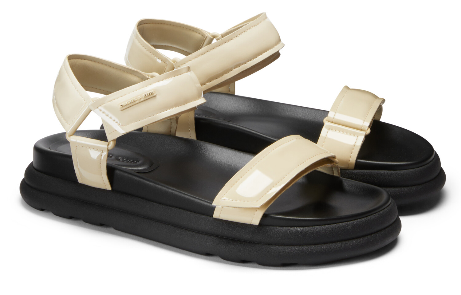 Charles&Keith CHARLES & KEITH Босоножки для женщин, Желтый — фото 2