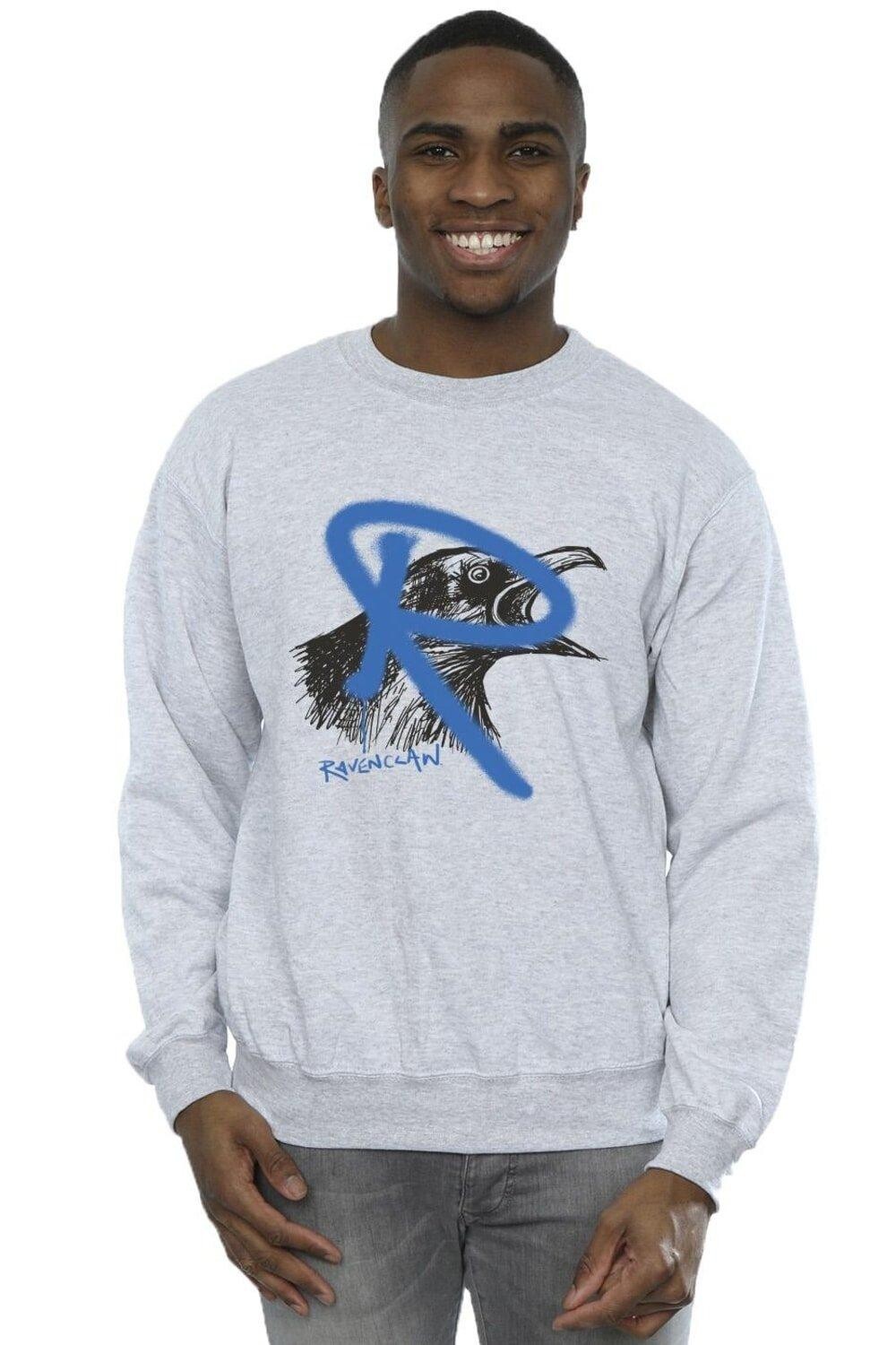 

Толстовка в стиле поп-спрей Ravenclaw Harry Potter, серый