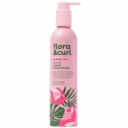 

Крем-кондиционер с розовой водой - 300 мл Floracurl