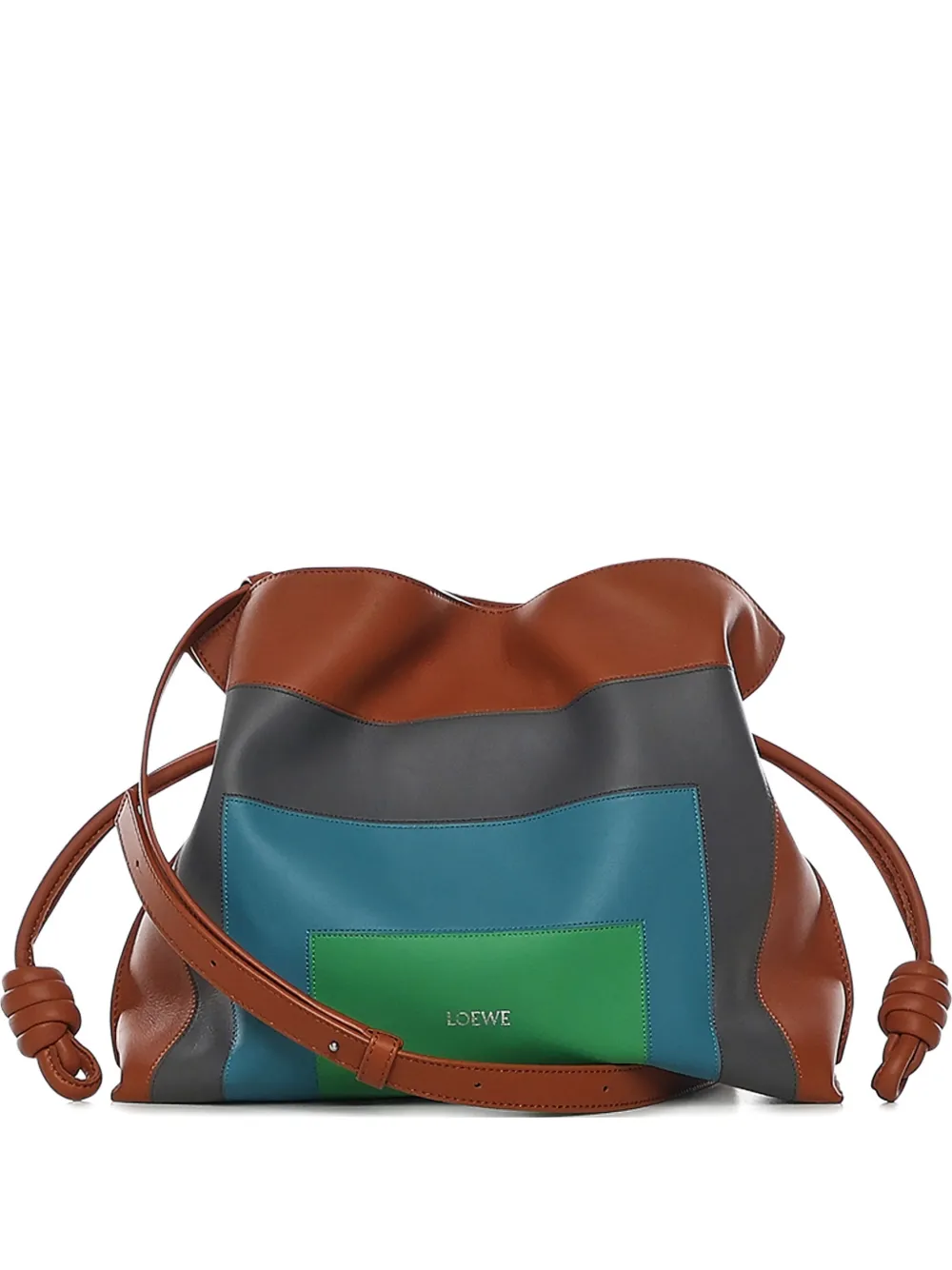 

Клатч среднего размера Flamenco Loewe, коричневый