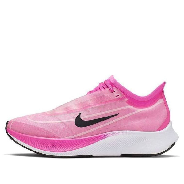 Кроссовки зум флай 3 Nike, розовый