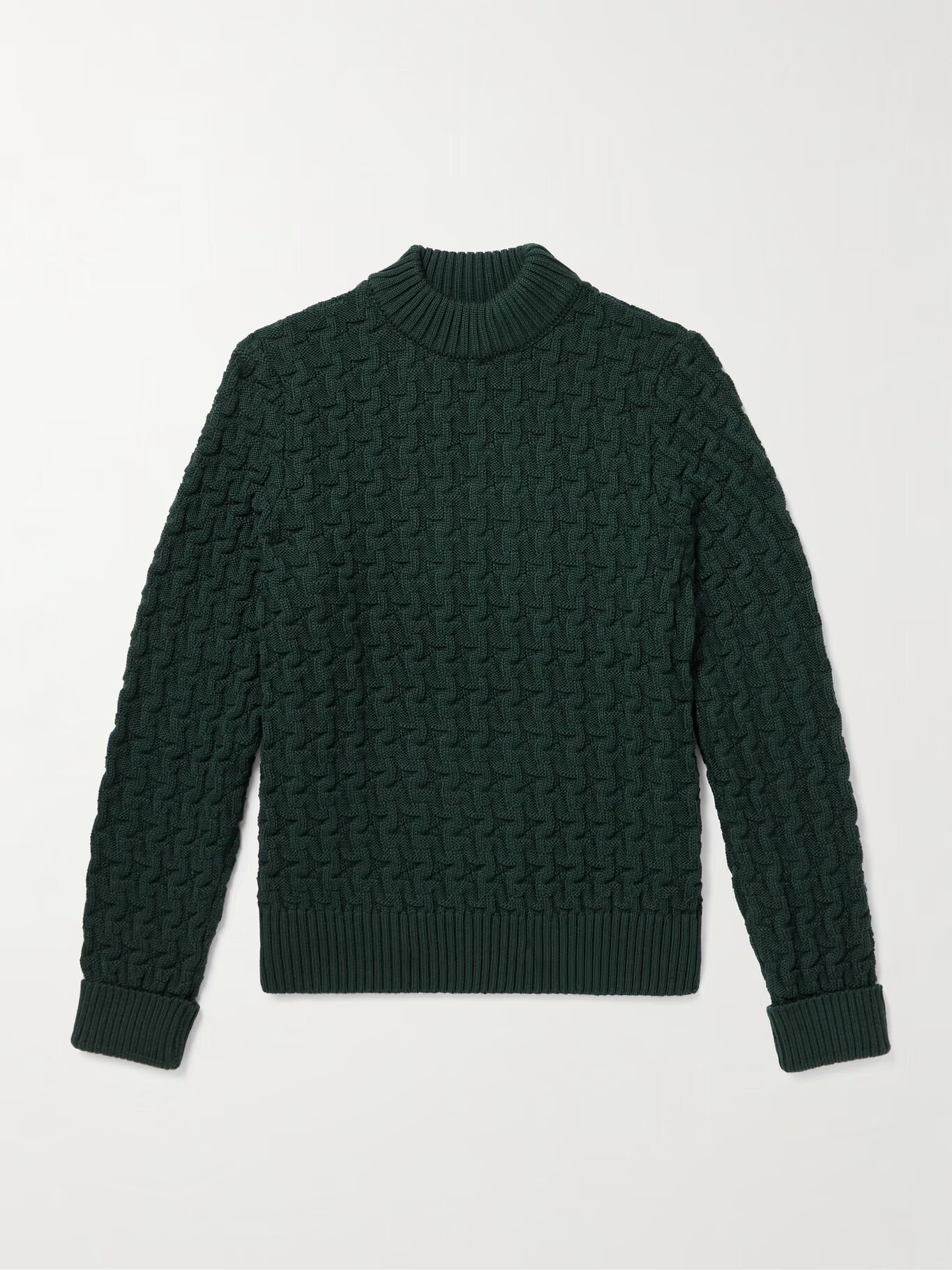

Свитер из натуральной шерсти Stark Textured S.N.S. HERNING, зеленый