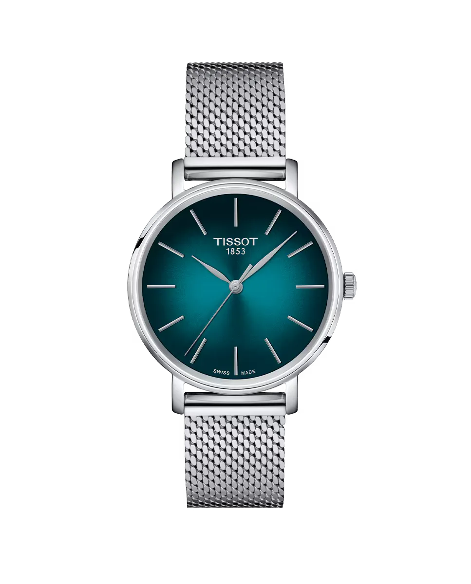 

Женские часы из коллекции Everytime из стали Tissot, серебряный