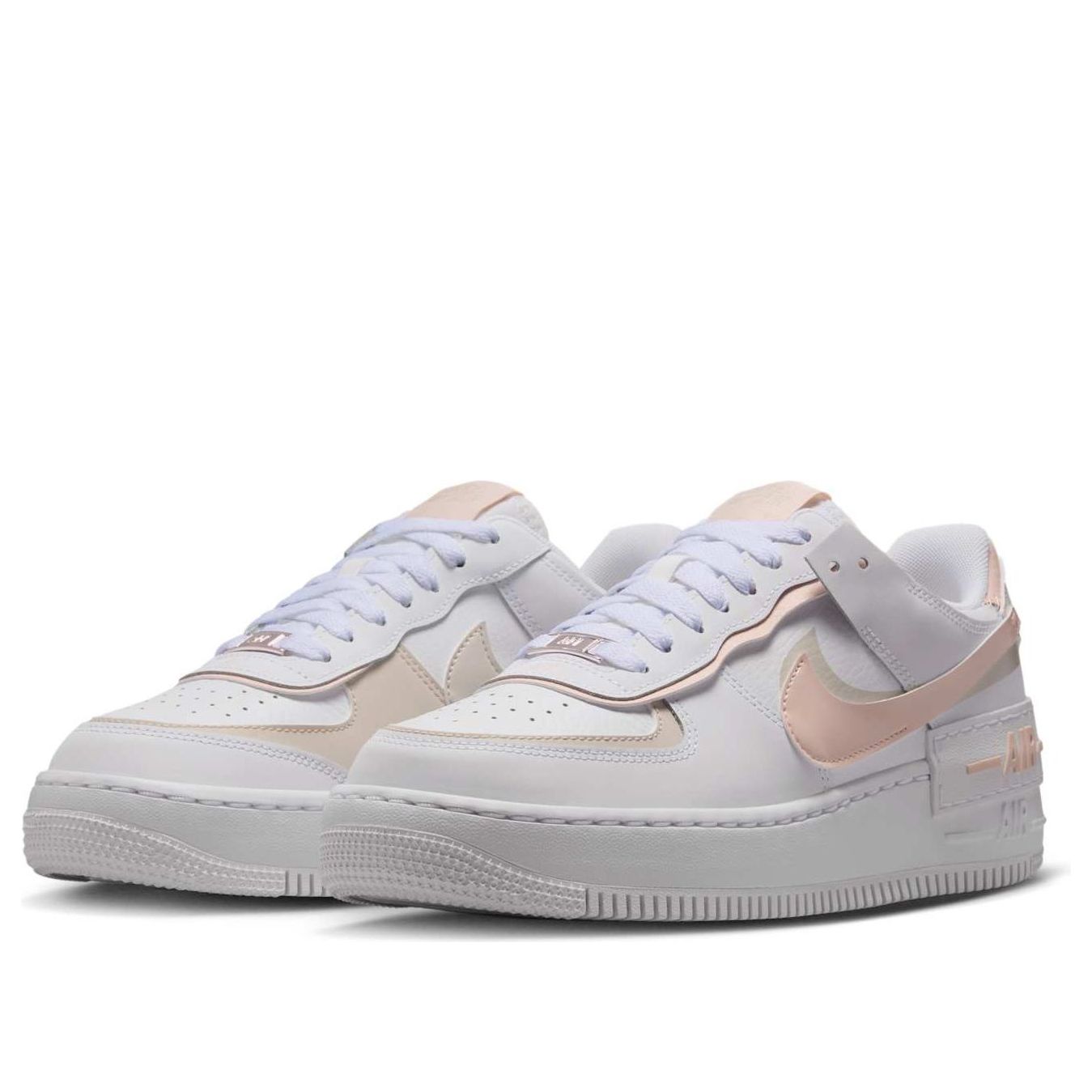 Кроссовки (WMNS) Nike Air Force 1 Shadow 'White Washed Coral' — фото 3