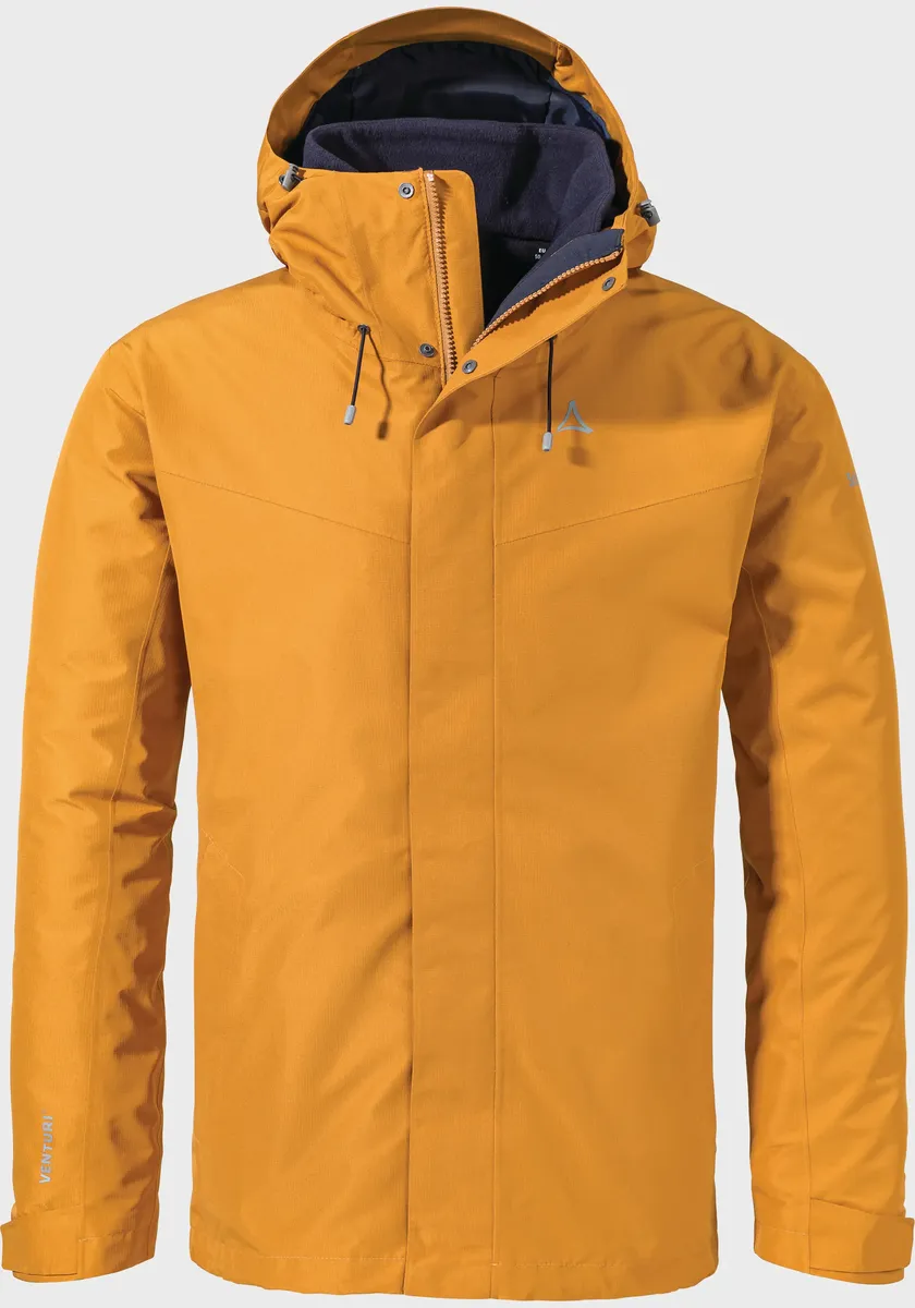 

Двойная куртка Schöffel "Hiking 3in1 Jacket Style Okere MNS", с капюшоном, желтый