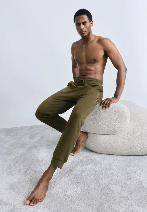 Оригинальные спортивные штаны с манжетами. Tommy Hilfiger, Army Green
