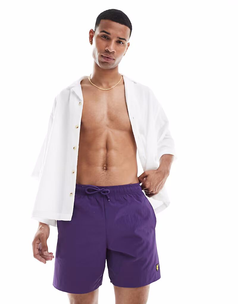

Плавки Lyle & Scott Swimwear однотонные, цвет асаи x589