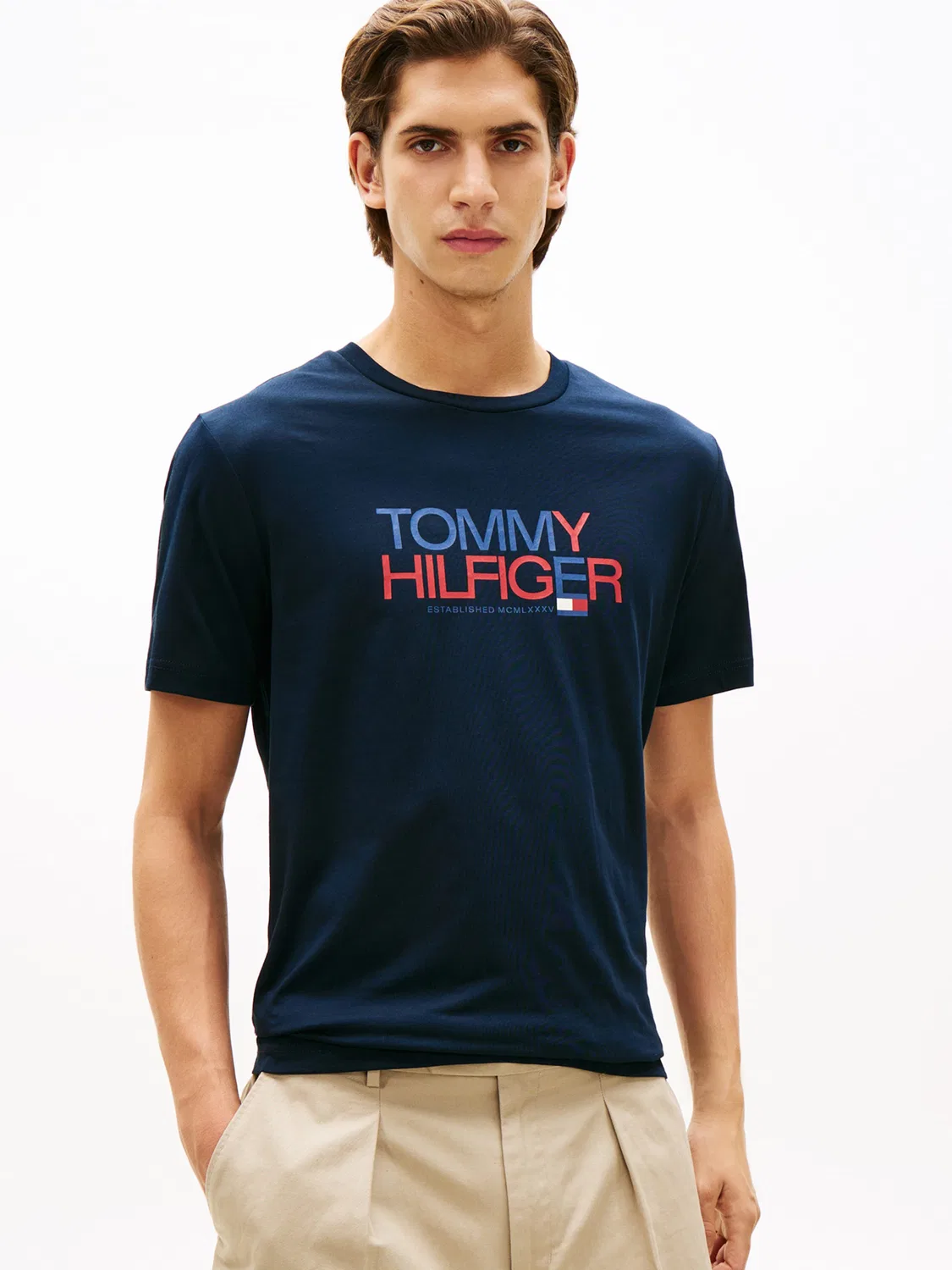 Футболка 'Brand Love' Tommy Hilfiger, Blue/Navy — фото 3