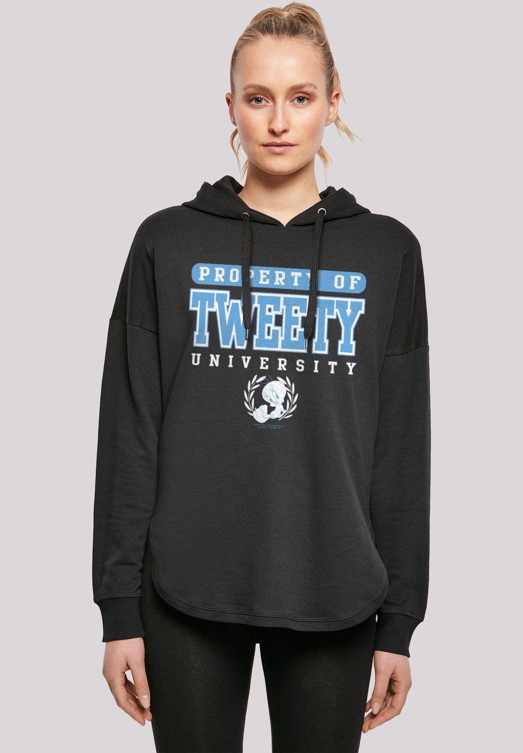 

Толстовка LOONEY TUNES TWEETY PROPERTY OF UNIVERSITY F4NT4STIC, черный