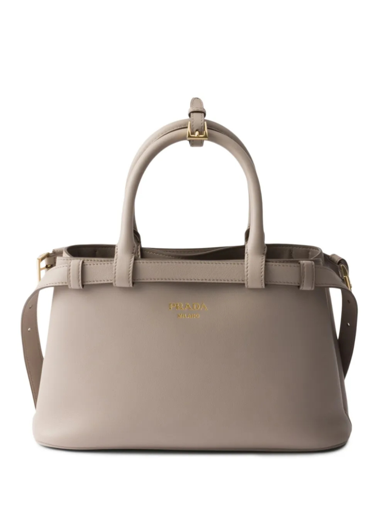 

Маленькая сумка с ремешком Prada, нейтральный