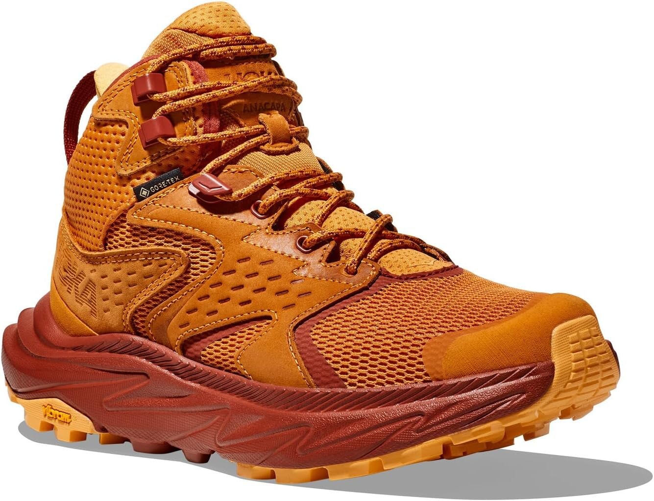 

Походная обувь Anacapa 2 Mid GTX Hoka, цвет Amber Haze/Sherbet