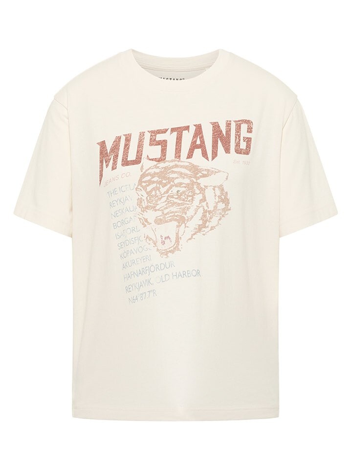

Футболка Mustang Shirt, кремовый