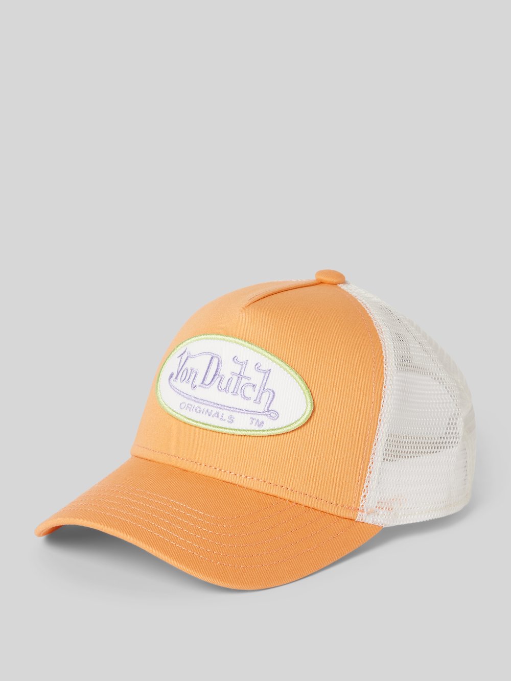 

Кепка с нашивкой-лейблом модель «БОСТОН» Von Dutch, оранжевый