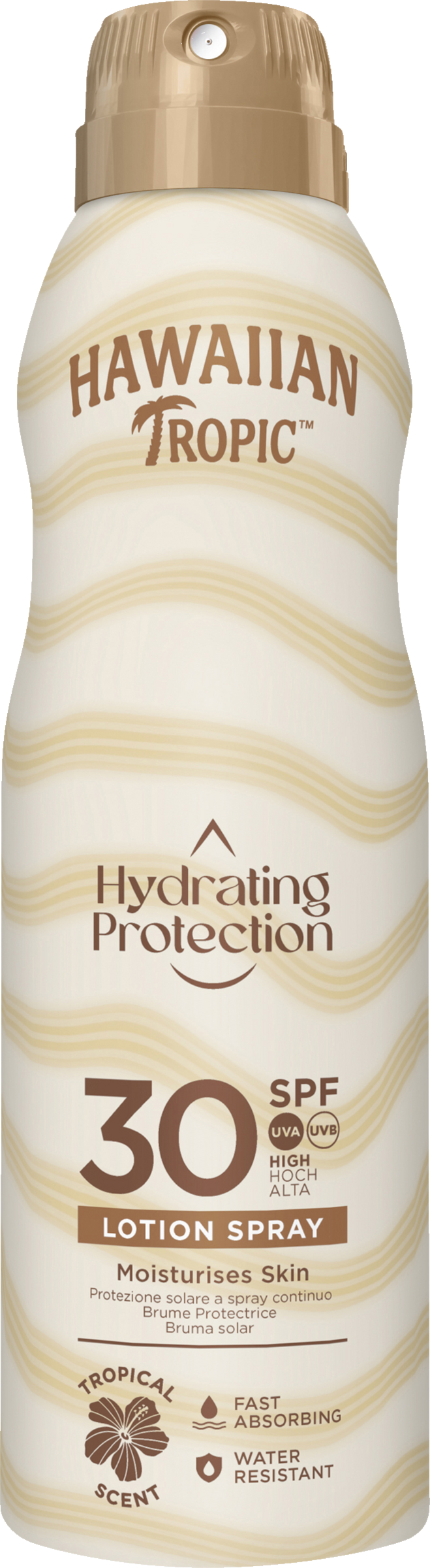 

Солнцезащитный крем Hawaiian Tropic Hydrating Protection C-Spray LSF50