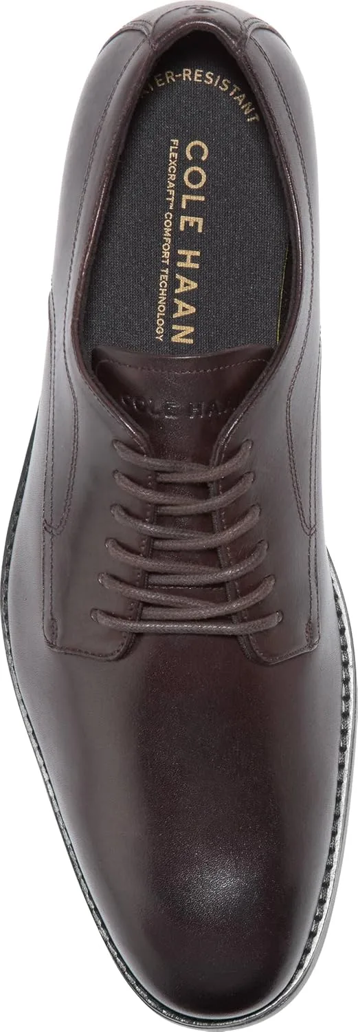 Мужские оксфорды Cole Haan Harmon Grand Plain Toe, черный/шоколадный — фото 3