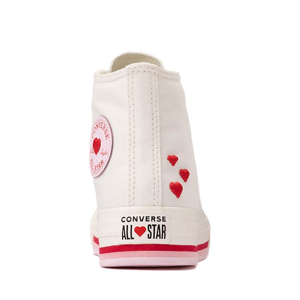 Кроссовки Converse Chuck Taylor All Star Lift Love Me Lots High-Top Sneaker, белый — фото 4