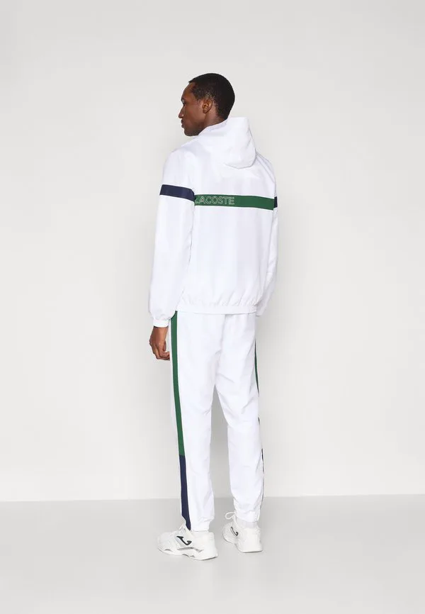 Теннисный спортивный костюм, спортивный костюм с капюшоном Lacoste Sport, White/Green — фото 3