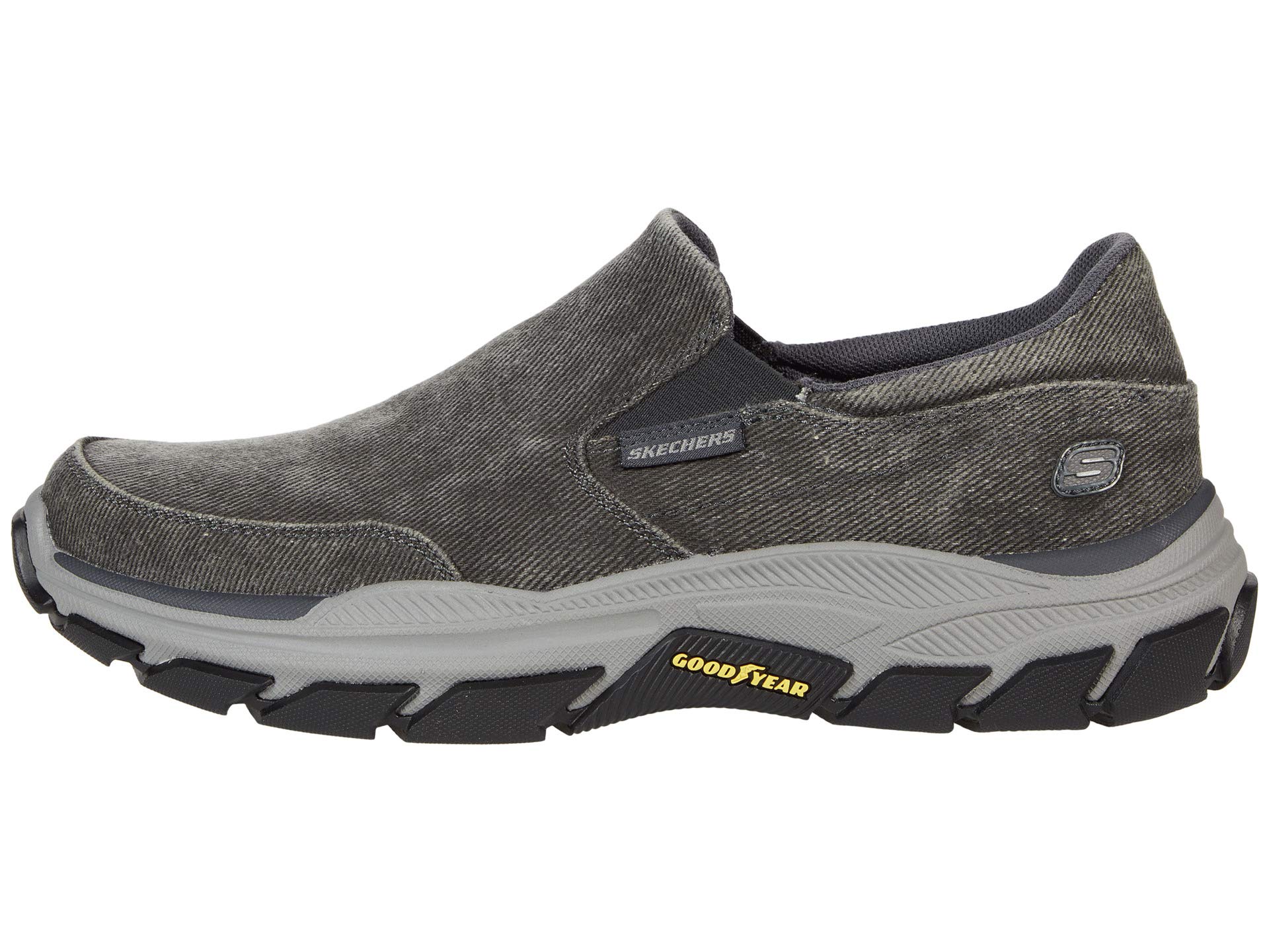 Кроссовки SKECHERS Relaxed Fit Respected - Fallston, Charcoal — фото 4