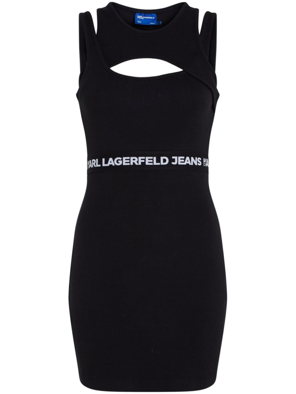

Karl Lagerfeld Jeans многослойное платье мини, черный