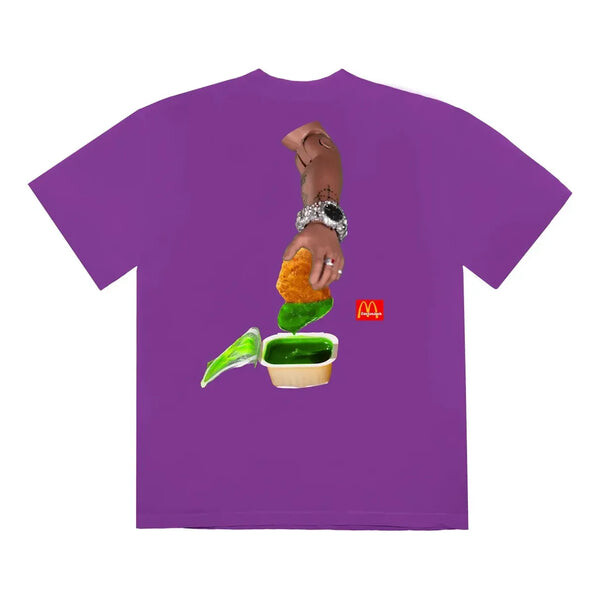 

Футболка cactus jack x mcdonald t-shirt 'purple' Travis Scott, фиолетовый