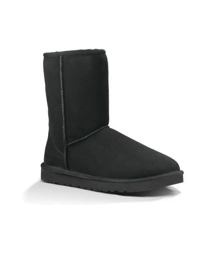 Мужские зимние сапоги Ugg с логотипом, черный — фото 2