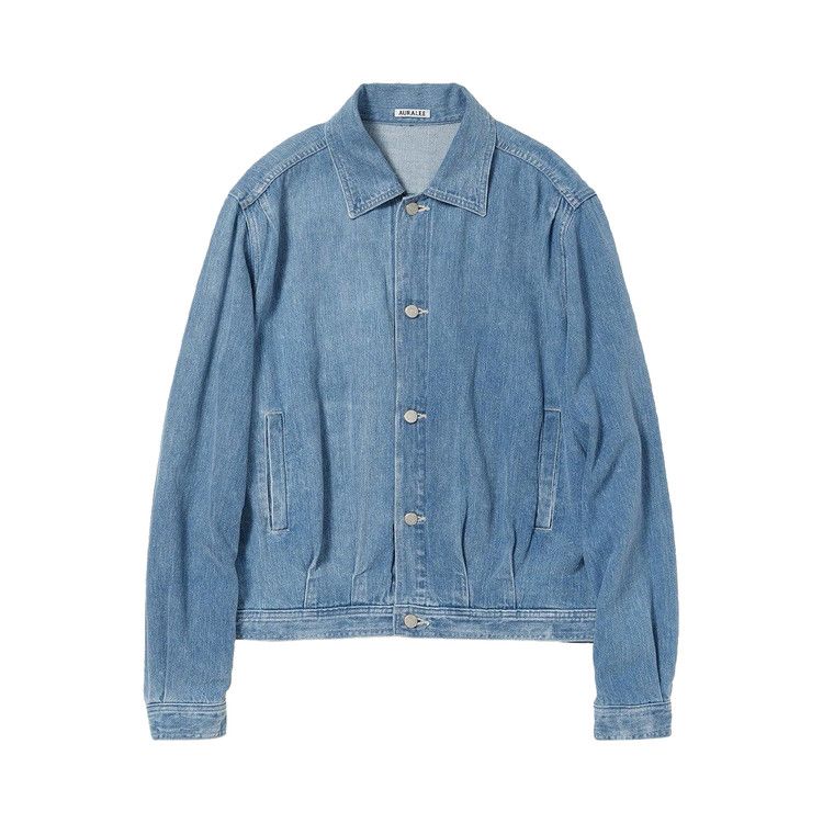 

Блузон Auralee Selvedge Faded Light Denim Blouson, Light Indigo