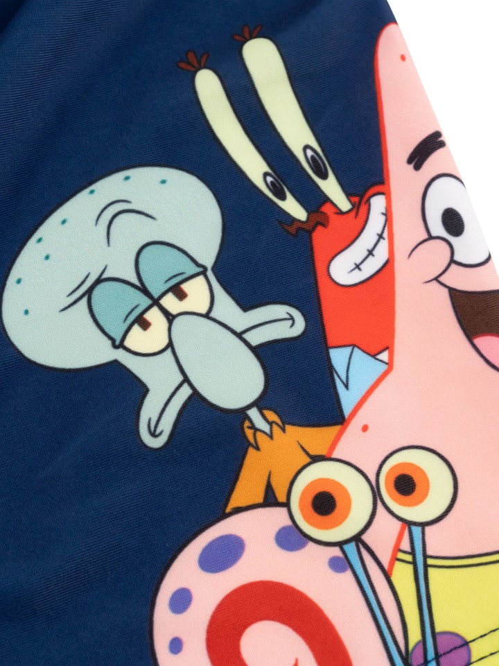 SpongeBob Плавки и купальные штаны Губки Боба Квадратные Штаны синего цвета — фото 4