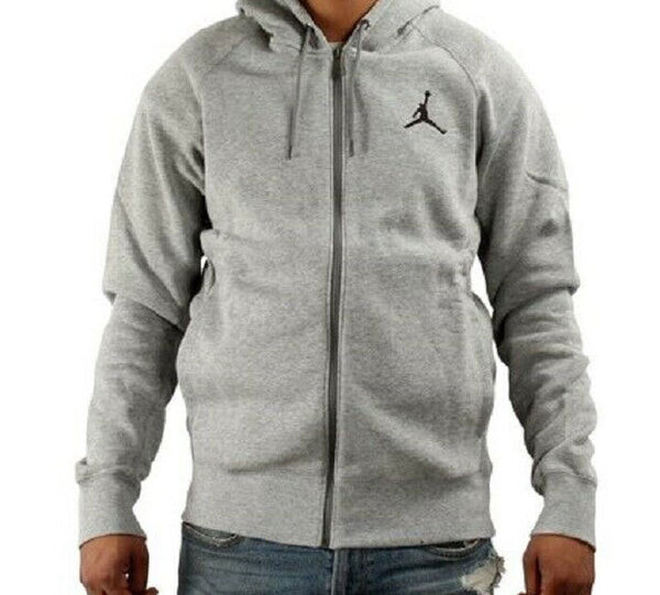 Куртка Air Jordan Air Fleece Lined Basketball Sports Hooded Jacket Gray, серый — фото 3